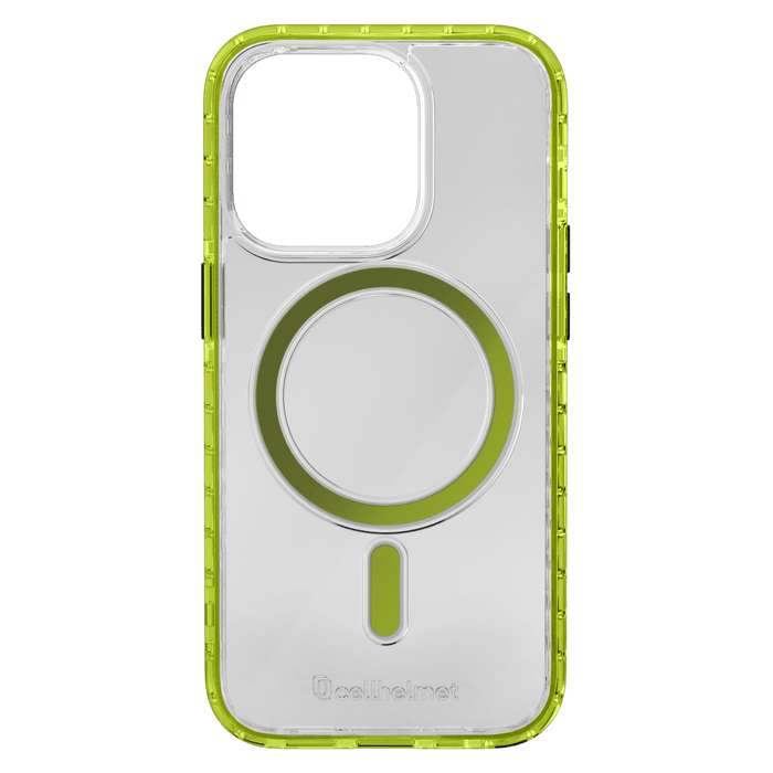 cellhelmet Magnitude MagSafe Case for Apple iPhone 14 Pro Electric Lime