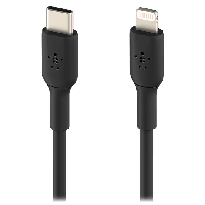 Belkin Boost Up Charge USB C to Apple Lightning Cable 3ft Black