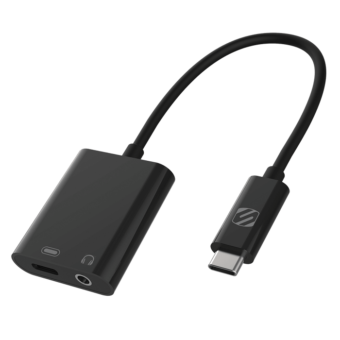 Scosche Audio Adapter 3.5mm for Type C Devices Black
