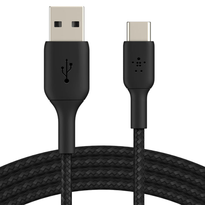 Belkin Boost Up Charge USB-A to USB-C Braided Cable Black