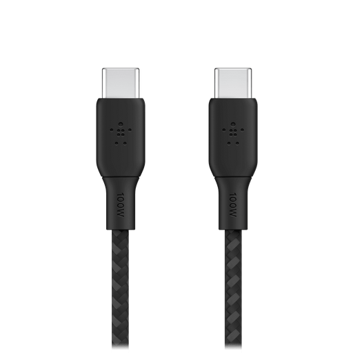 Belkin Braided 100W USB C 2.0 to USB C 2.0 Cable 2m