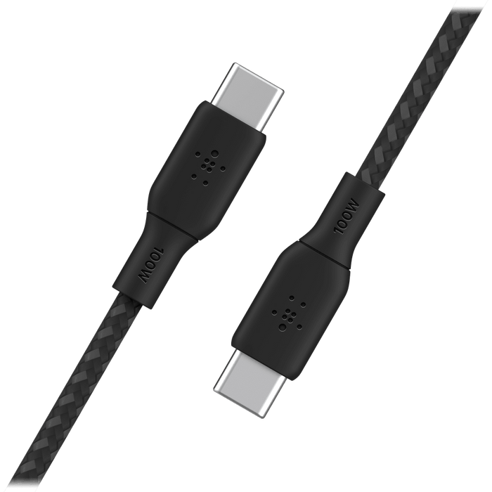 Belkin Braided 100W USB C 2.0 to USB C 2.0 Cable 2m