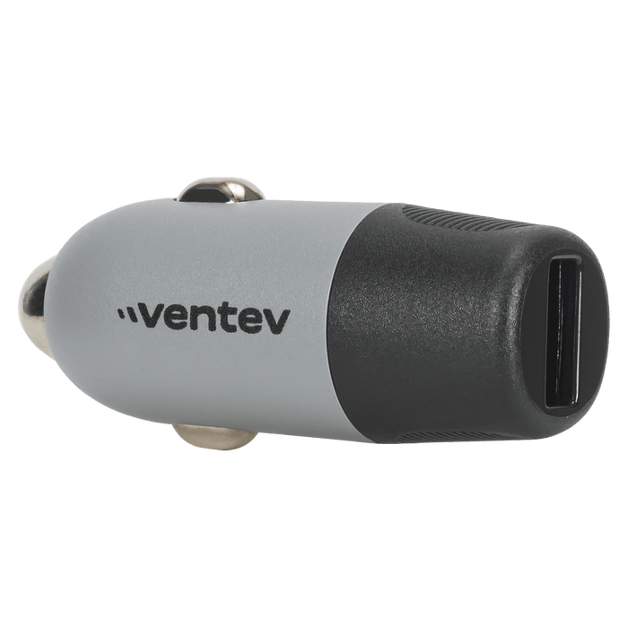 Ventev 12W USB-A Universal Car Charger Gray