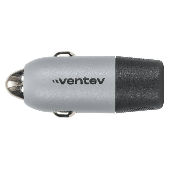 Ventev 12W USB-A Universal Car Charger Gray
