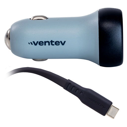 Ventev 30W ULTRAFAST USB-C Universal Car Charger and USB-C to USB-C Cable
