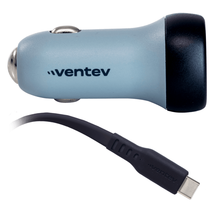 Ventev 30W ULTRAFAST USB-C Universal Car Charger and USB-C to USB-C Cable