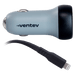 Ventev 30W ULTRAFAST USB-C Universal Car Charger and USB-C to Apple Lightning Cable
