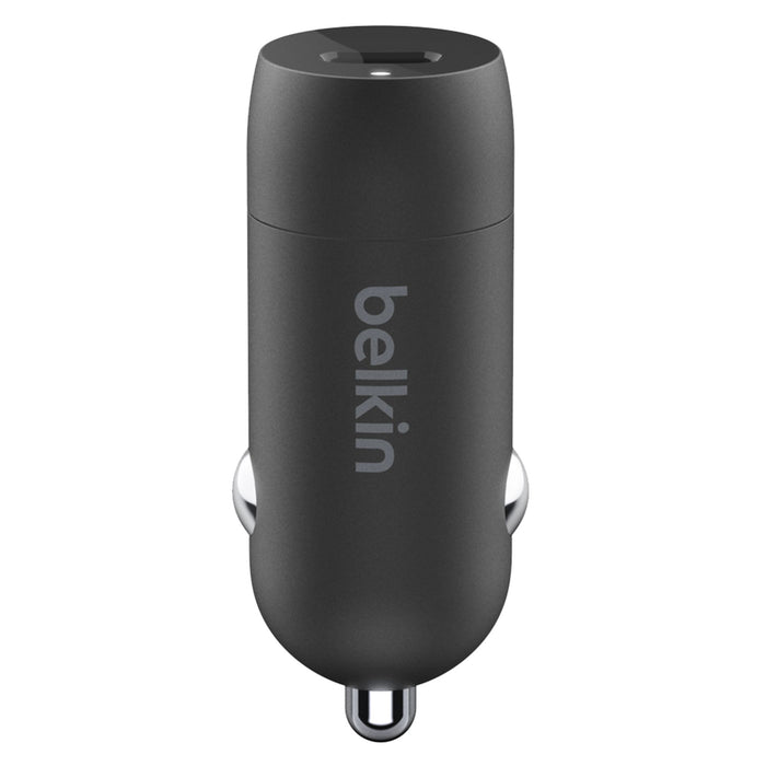 Belkin Boost Charge USB C Car Charger 20W and USB C to Apple Lightning Cable 4ft Black