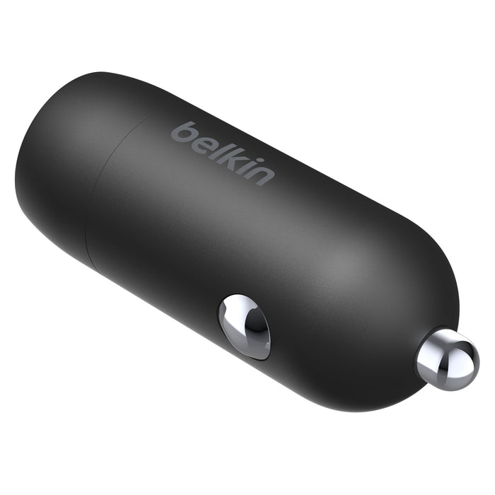 Belkin BoostCharge USB-C Car Charger with PPS 30W and 4 Port USB Power Extender Black