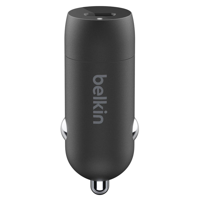 Belkin BoostCharge USB-C Car Charger with PPS 30W and 4 Port USB Power Extender Black