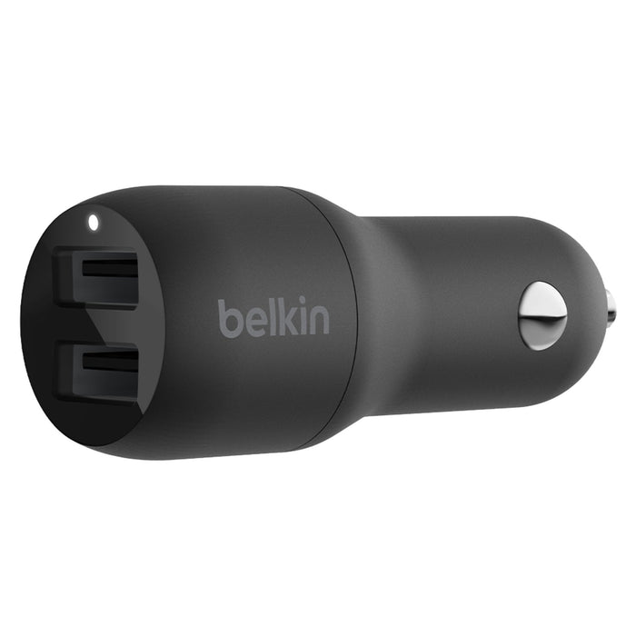 Belkin Dual Port USB A Car Charger 24W