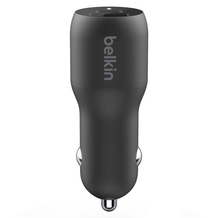 Belkin Boost Up Charge Dual Port USB A PD Car Charger 37W with PPS Black