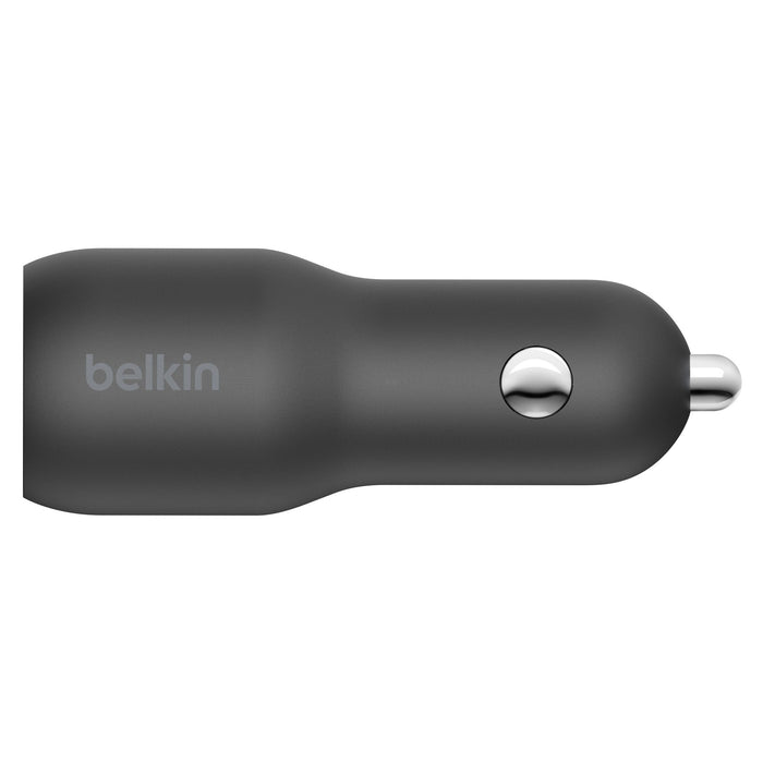 Belkin Boost Up Charge Dual Port USB A PD Car Charger 37W with PPS Black