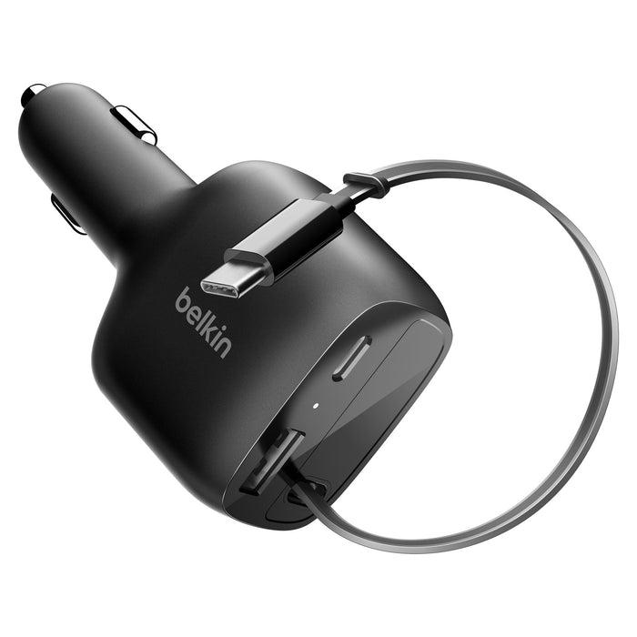 Belkin BoostCharge Retractable Car Charger 75W