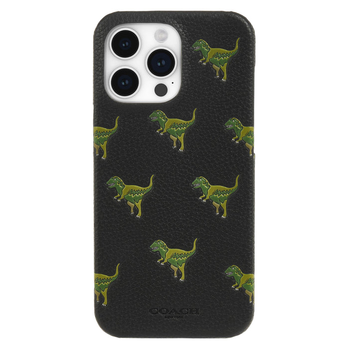 Coach Leather Slim Wrap Case for Apple iPhone 15 Pro Max Multi-Color