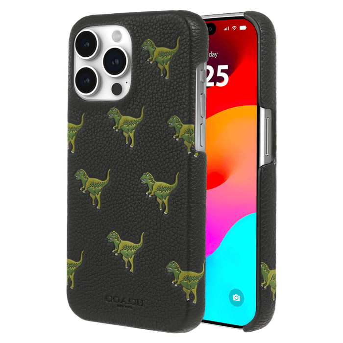 Coach Leather Slim Wrap Case for Apple iPhone 15 Pro Max Multi-Color