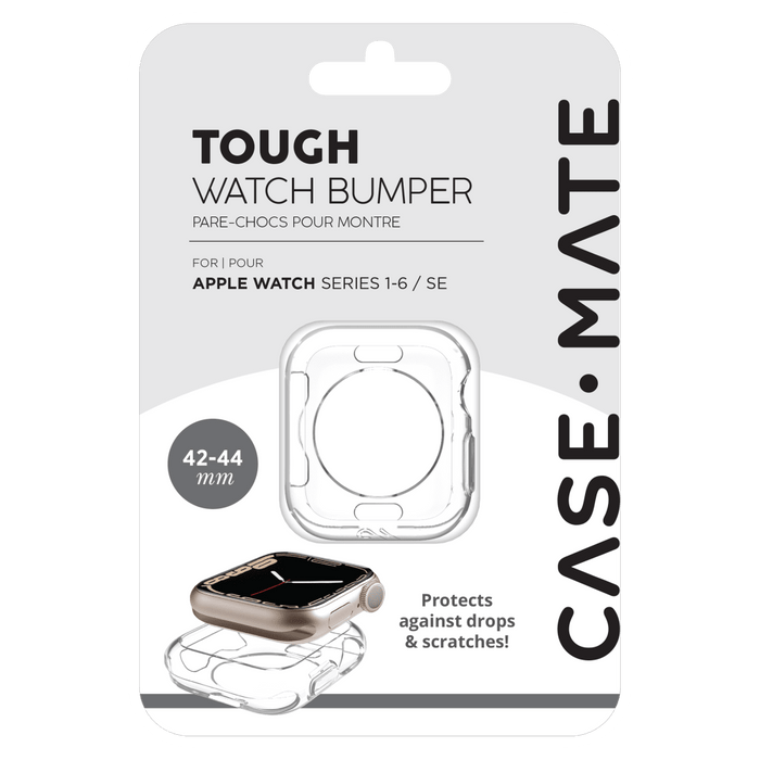 Case-Mate Tough Clear Bumper Case for Apple Watch 42mm / 44mm Clear