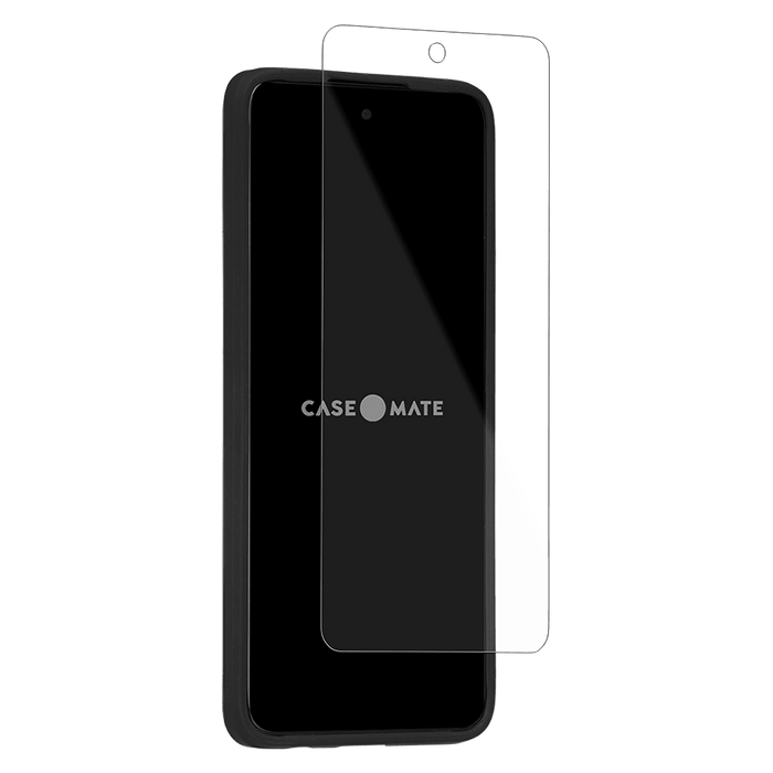 Case-Mate Protection Pack Tough Case and Glass Screen Protector for Motorola One 5G Ace Black