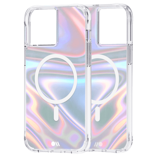 Case-Mate Soap Bubble MagSafe Case for Apple iPhone 13 Pro Max / 12 Pro Max Iridescent