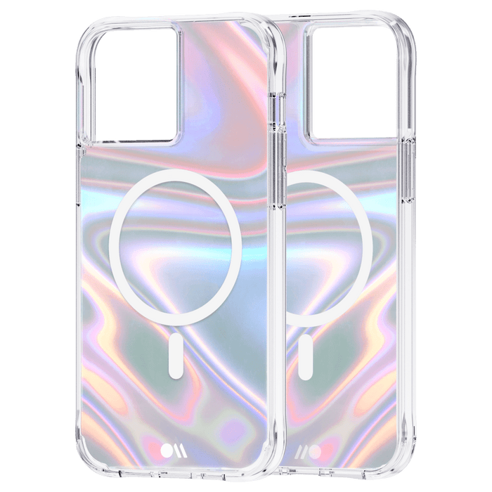 Case-Mate Soap Bubble MagSafe Case for Apple iPhone 13 Pro Max / 12 Pro Max Iridescent