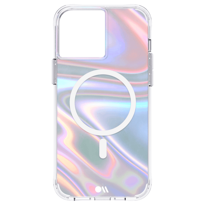 Case-Mate Soap Bubble MagSafe Case for Apple iPhone 13 Pro Max / 12 Pro Max Iridescent