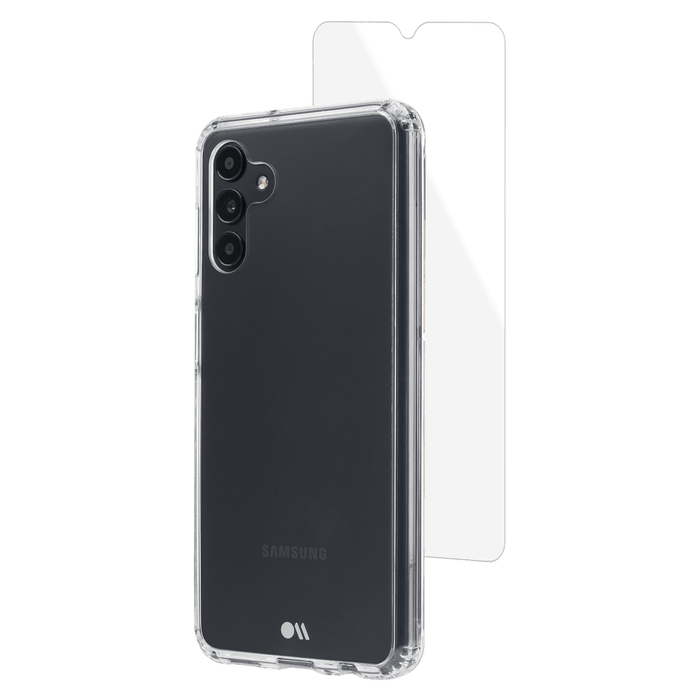 Case-Mate Protection Pack Tough Case and Glass Screen Protector for Samsung Galaxy A13 5G Clear