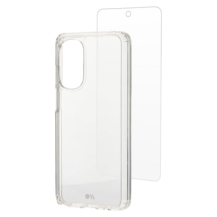 Case-Mate Protection Pack Tough Case and Glass Screen Protector for Motorola Moto G Stylus 5G (2022) / Moto G Stylus (2022) Clear