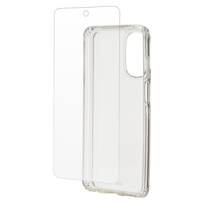 Case-Mate Protection Pack Tough Case and Glass Screen Protector for Motorola Moto G 5G (2022)