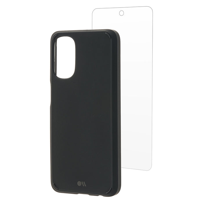 Case-Mate Protection Pack Tough Case and Glass Screen Protector for Motorola Moto G 5G (2022)