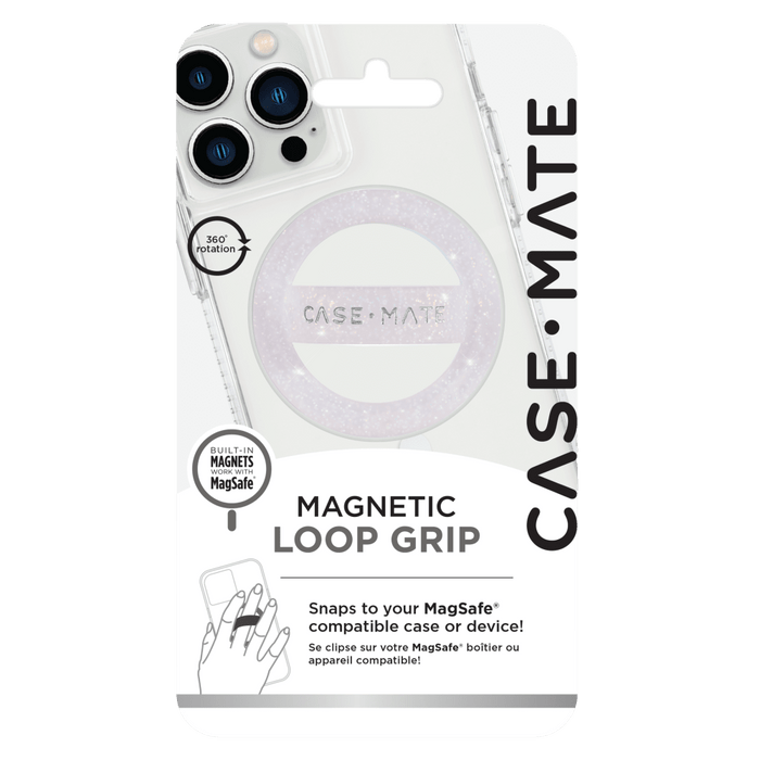Case-Mate Magnetic MagSafe Loop Grip Sparkle