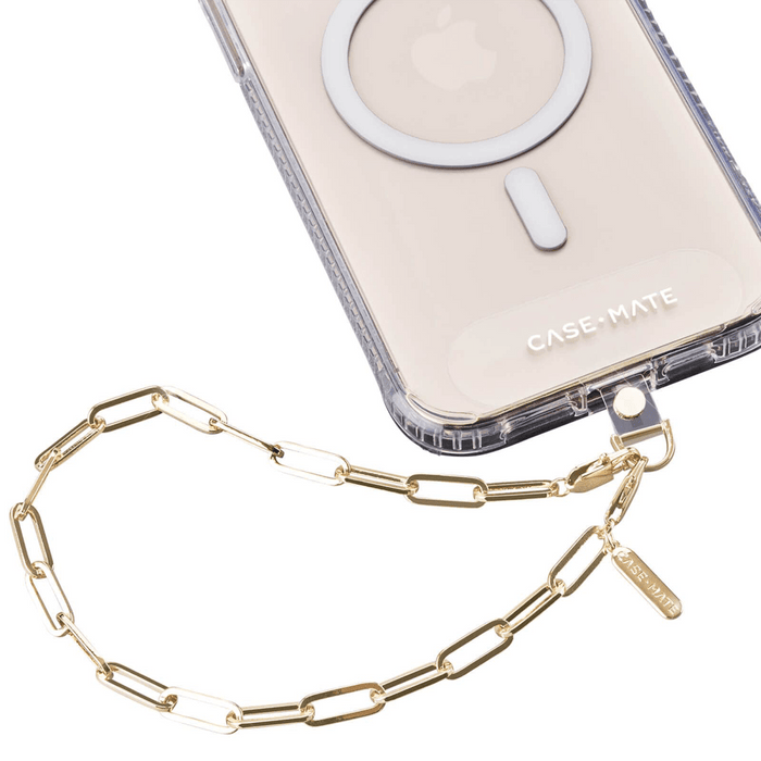 Case-Mate Chunky Chain Phone Wristlet Gold