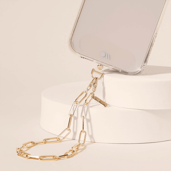 Case-Mate Chunky Chain Phone Wristlet Gold