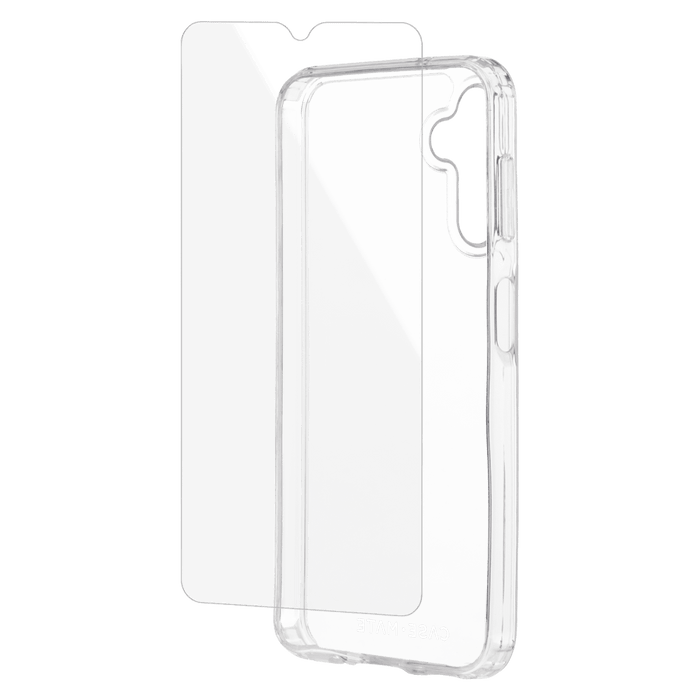 Case-Mate Protection Pack Tough Case and Glass Screen Protector for Samsung Galaxy A14 5G