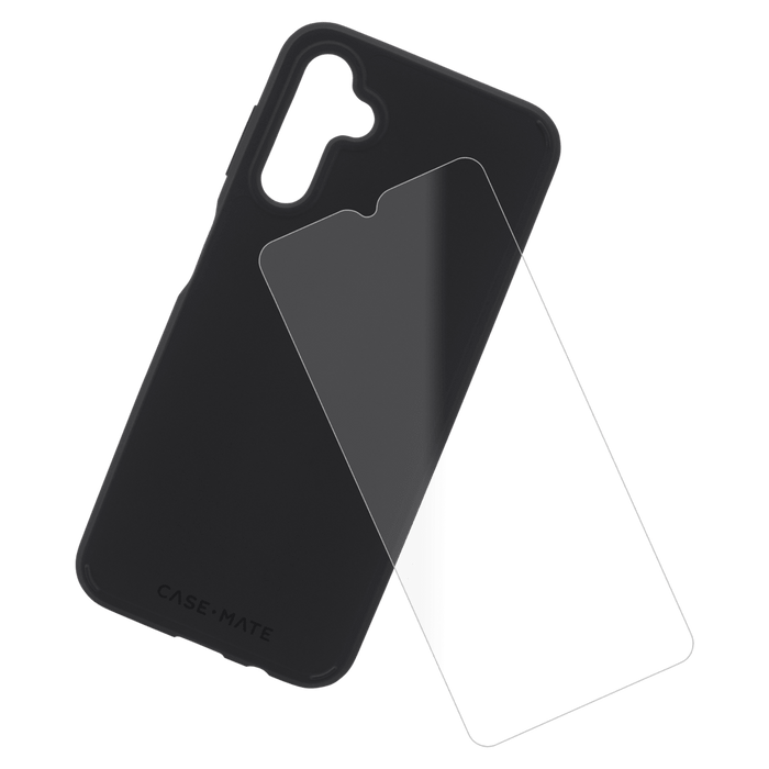 Case-Mate Protection Pack Tough Case and Glass Screen Protector for Samsung Galaxy A14 5G Black
