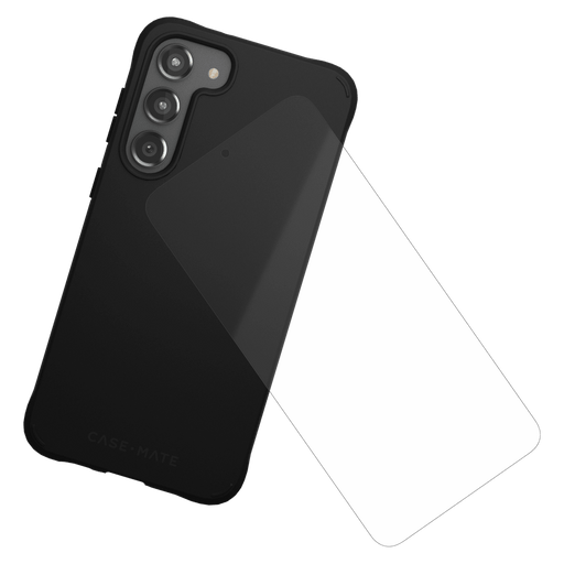 Case-Mate Protection Pack Tough Case and Glass Screen Protector for Samsung Galaxy S23 Plus