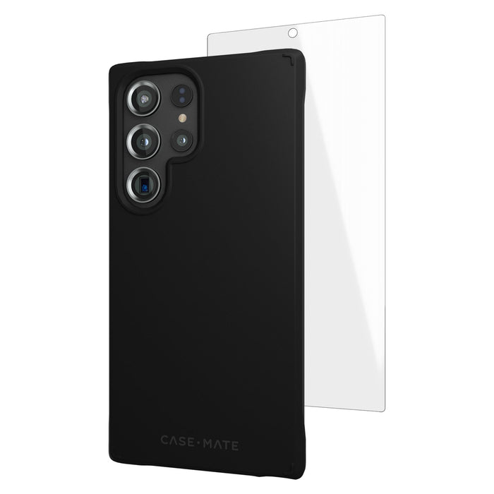 Case-Mate Protection Pack Tough Case and Glass Screen Protector for Samsung Galaxy S23 Ultra Black