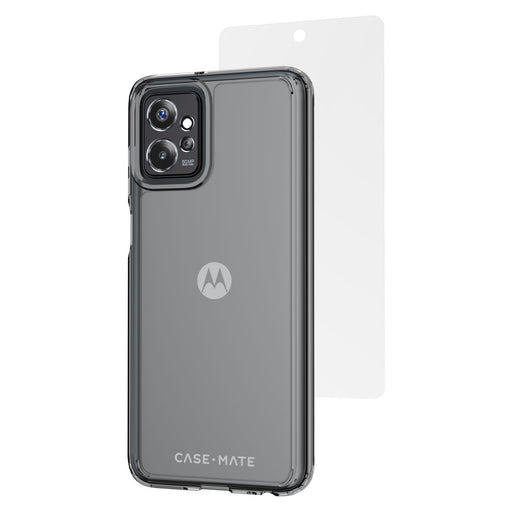 Case-Mate Protection Pack Tough Case and Glass Screen Protector for Motorola Moto G Power 5G (2023)