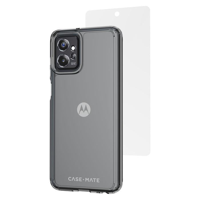 Case-Mate Protection Pack Tough Case and Glass Screen Protector for Motorola Moto G Power 5G (2023)