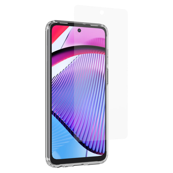 Case-Mate Protection Pack Tough Case and Glass Screen Protector for Motorola Moto G Power 5G (2023)