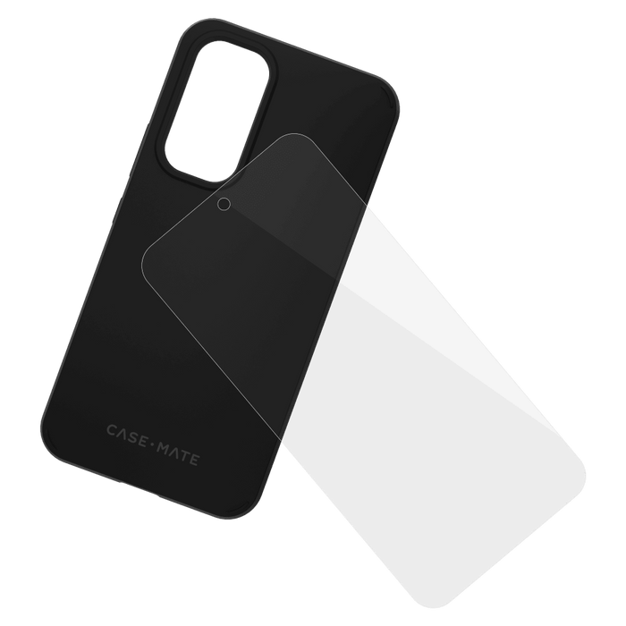 Case-Mate Protection Pack Tough Case and Glass Screen Protector for Samsung Galaxy A54 5G Black