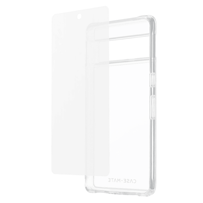 Case-Mate Protection Pack Tough Case and Glass Screen Protector for Google Pixel 7a