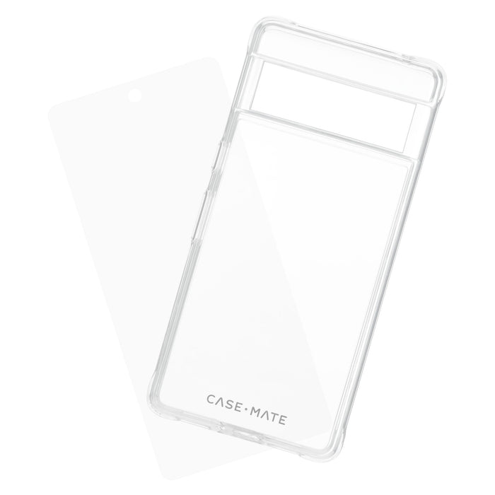 Case-Mate Protection Pack Tough Case and Glass Screen Protector for Google Pixel 7a