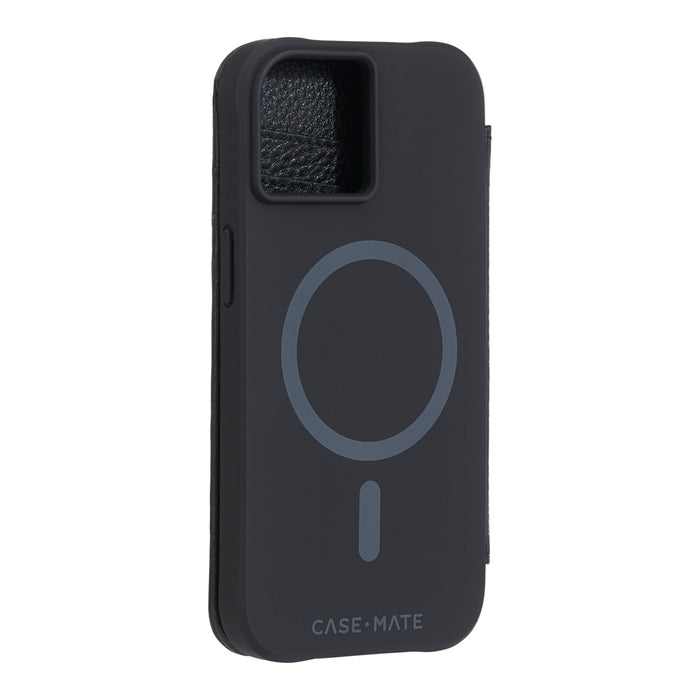 Case-Mate Wallet Folio MagSafe Case for Apple iPhone 15 / iPhone 14 / iPhone 13 Black