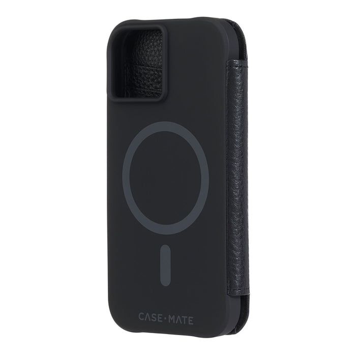 Case-Mate Wallet Folio MagSafe Case for Apple iPhone 15 / iPhone 14 / iPhone 13 Black
