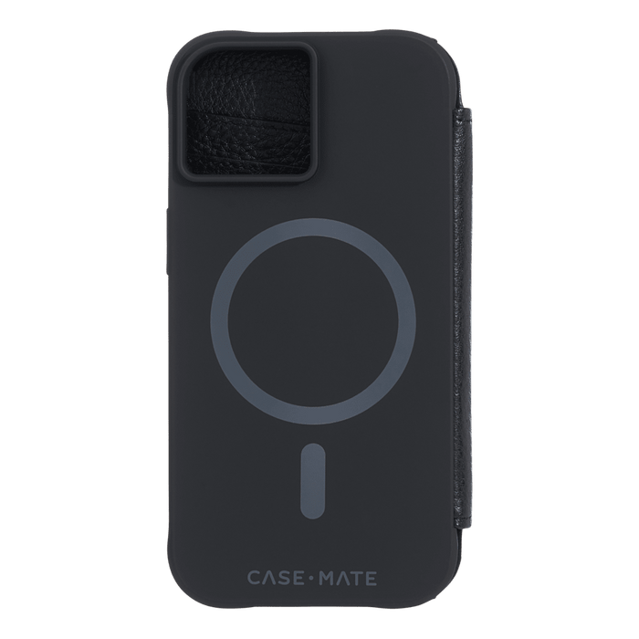 Case-Mate Wallet Folio MagSafe Case for Apple iPhone 15 / iPhone 14 / iPhone 13 Black
