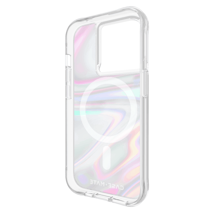 Case-Mate Soap Bubble MagSafe Case for Apple iPhone 15 Pro Iridescent