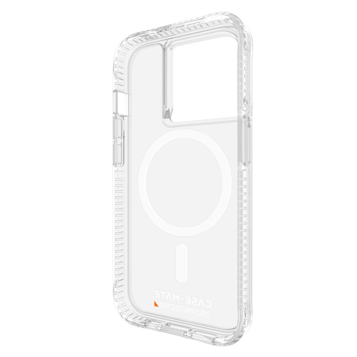 Case-Mate Ultra Tough Plus D3O MagSafe Case for Apple iPhone 15 Pro Clear