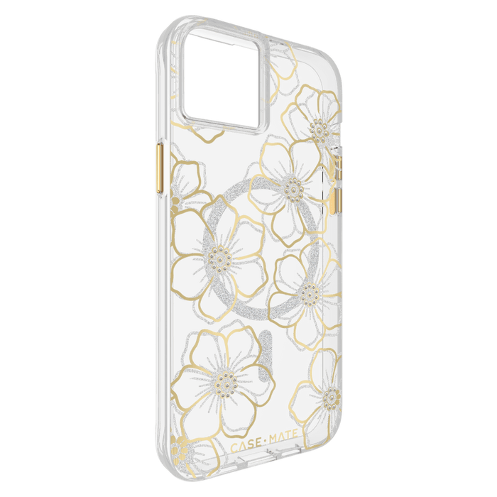 Case-Mate Floral Gems MagSafe Case for Apple iPhone 15 Plus