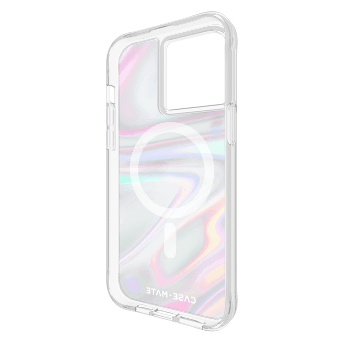 Case-Mate Soap Bubble MagSafe Case for Apple iPhone 15 Pro Max Iridescent