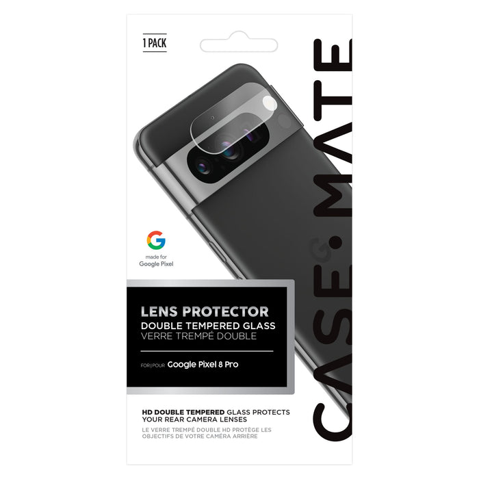 Case-Mate Rear Camera Lens Glass Protector for Google Pixel 8 Pro Clear
